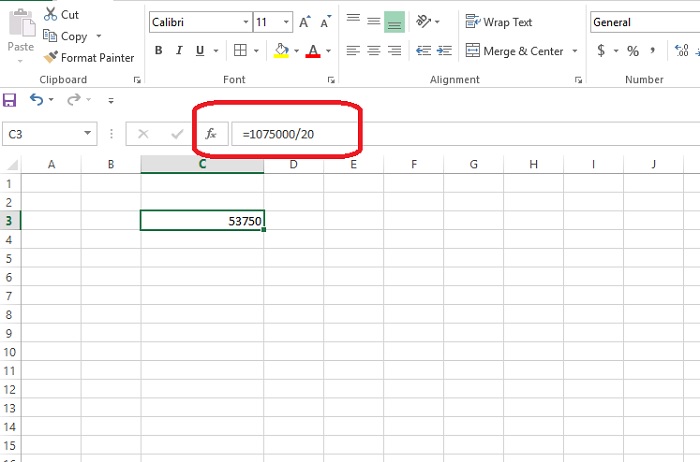 Một số hàm cộng trừ nhân chia trong Excel