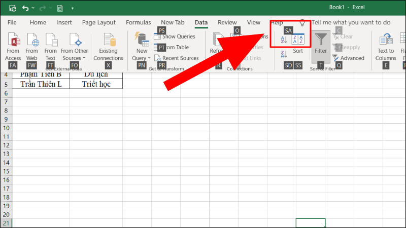 Một số cách bỏ Filter trong Excel
