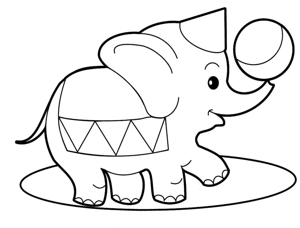 Tong hop cac buc tranh tranh to mau con voi dep nhat 8