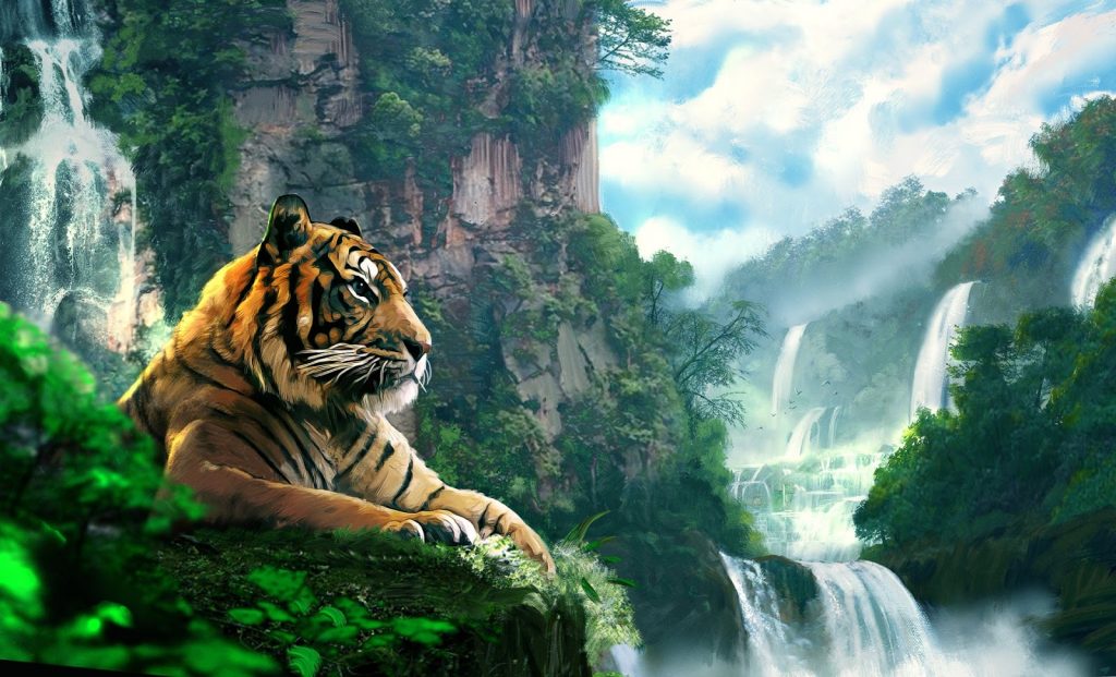 60 Hình ảnh hổ 3D đẹp siêu chất siêu ngầu đầy dũng mãnh