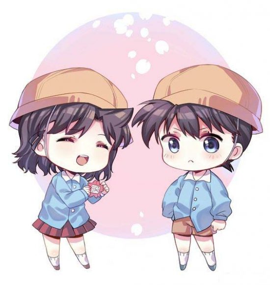 Hình đôi cute anime là xu hướng hot ở năm