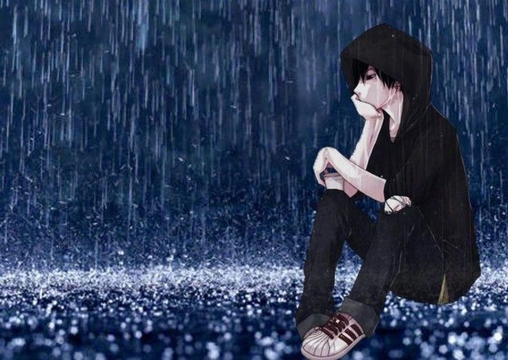 ảnh anime nam khóc cute