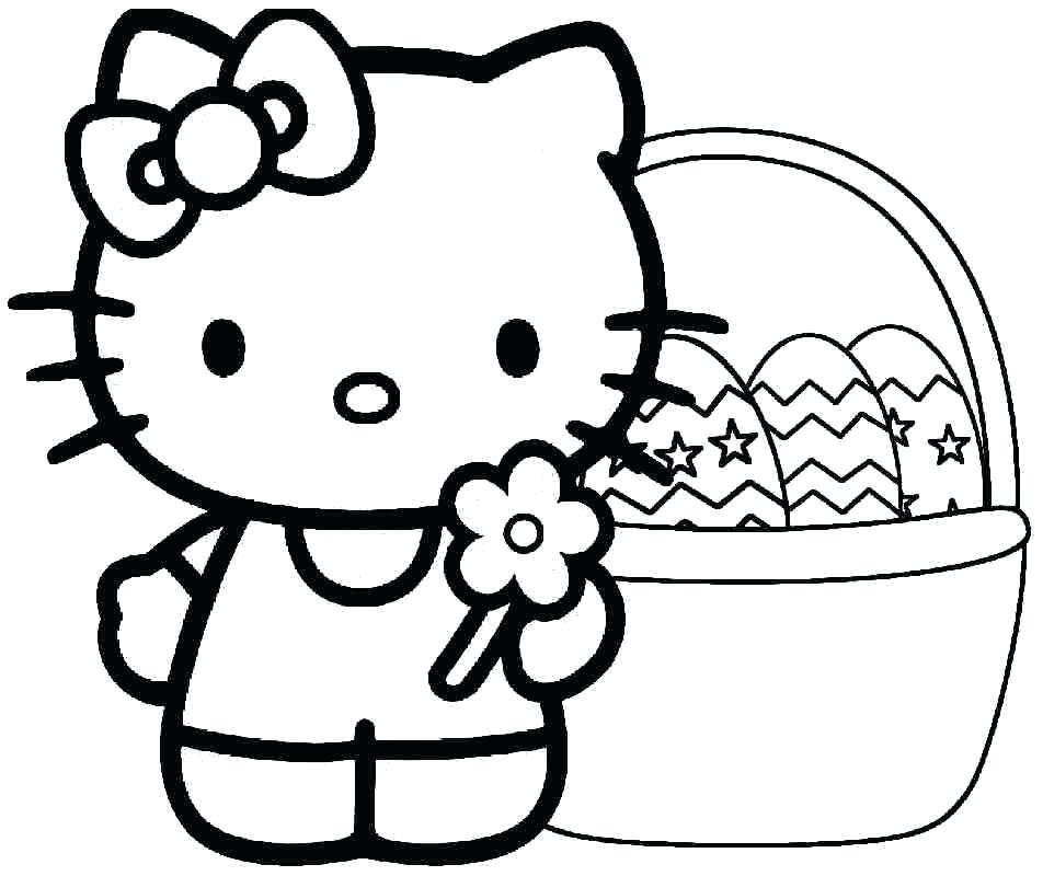 TOP 99+ tranh tô màu Hello Kitty dễ thương nhất cho bé