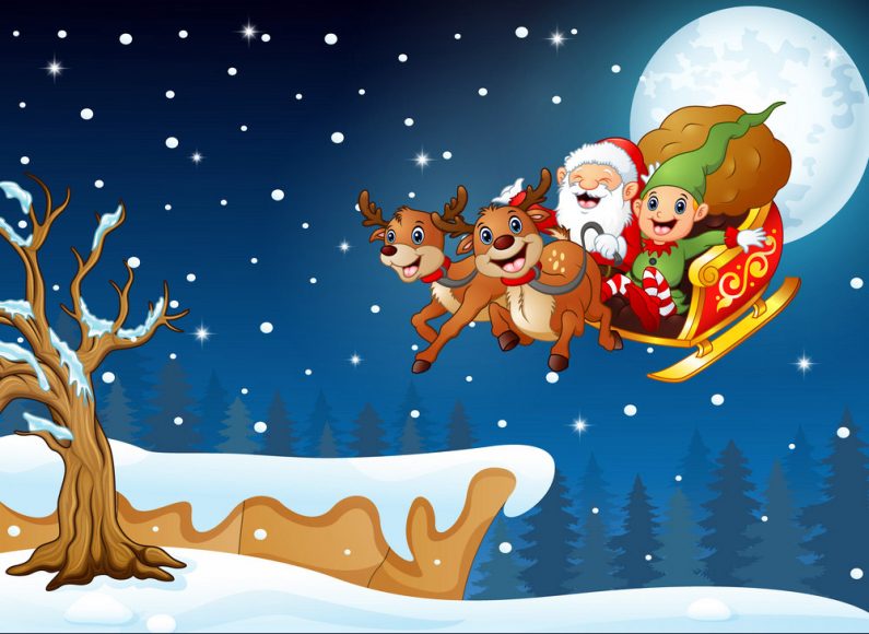 Xem những hình ảnh hoạt hình đáng yêu về mùa Giáng sinh sẽ giúp bạn cảm nhận được sự ấm áp và thân thiện của ngày lễ này. Những bức hình đẹp với sự xuất hiện của những chú tuần lộc, ông già Noel và những bông tuyết trong những ngôi nhà đông đúc giúp bạn tưởng tượng về một mùa Giáng sinh đúng nghĩa.