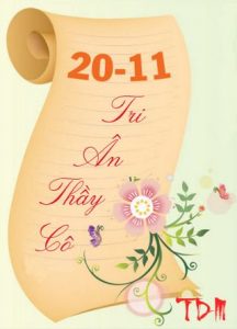 Thiệp Chúc Mừng Ngày Nhà Giáo Việt Nam 20 11 Thiệp 20 11 Thiệp Tri Ân  Thầy Cô Thiệp 20 tháng 11