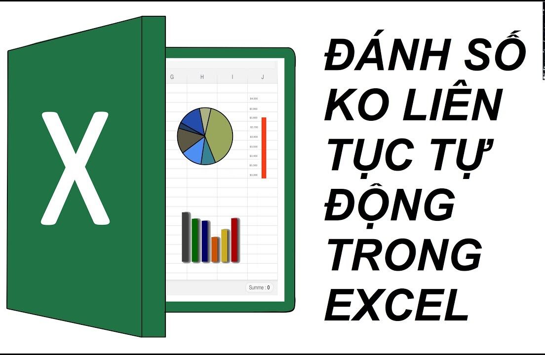 Cách đánh số thứ tự không liên tục trong Excel