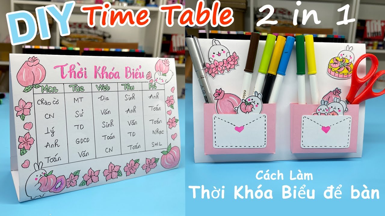 Cách xếp thời khóa biểu bằng tay