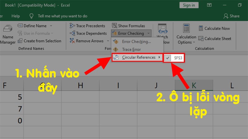 Tại sao không tính tổng được trong Excel