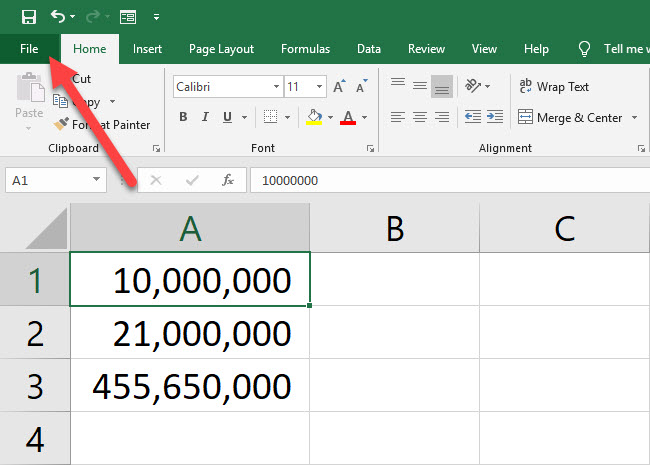 Bỏ dấu chấm hàng nghìn trong Excel