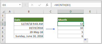 Trong Excel hàm MONTH (date) trả về kết quả như thế nào? 