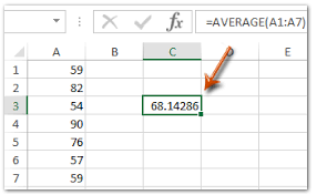 Tính điểm trung bình và làm tròn trong Excel