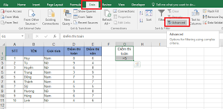 Trích xuất dữ liệu trùng trong Excel