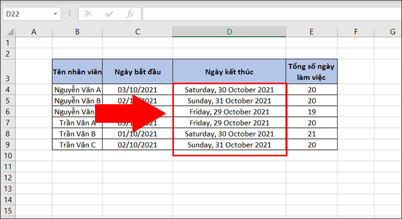 Cách chỉnh ngày tháng năm trong Excel