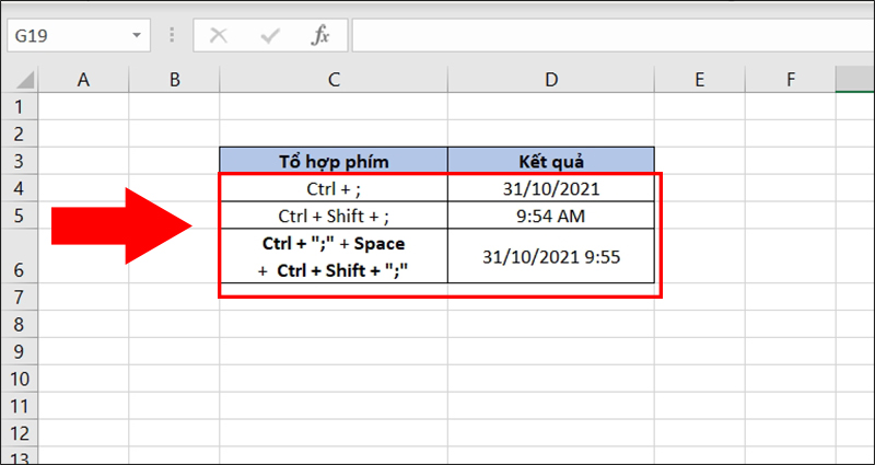 Cách nhập ngày tháng năm trong Excel