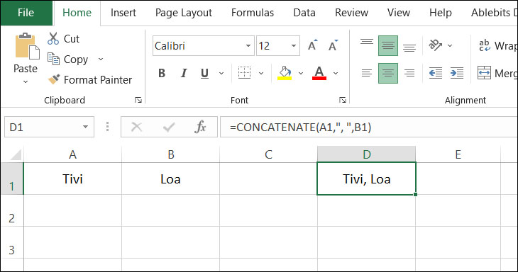 Nguyên nhân và cách khắc phục lỗi không gộp được ô trong Excel