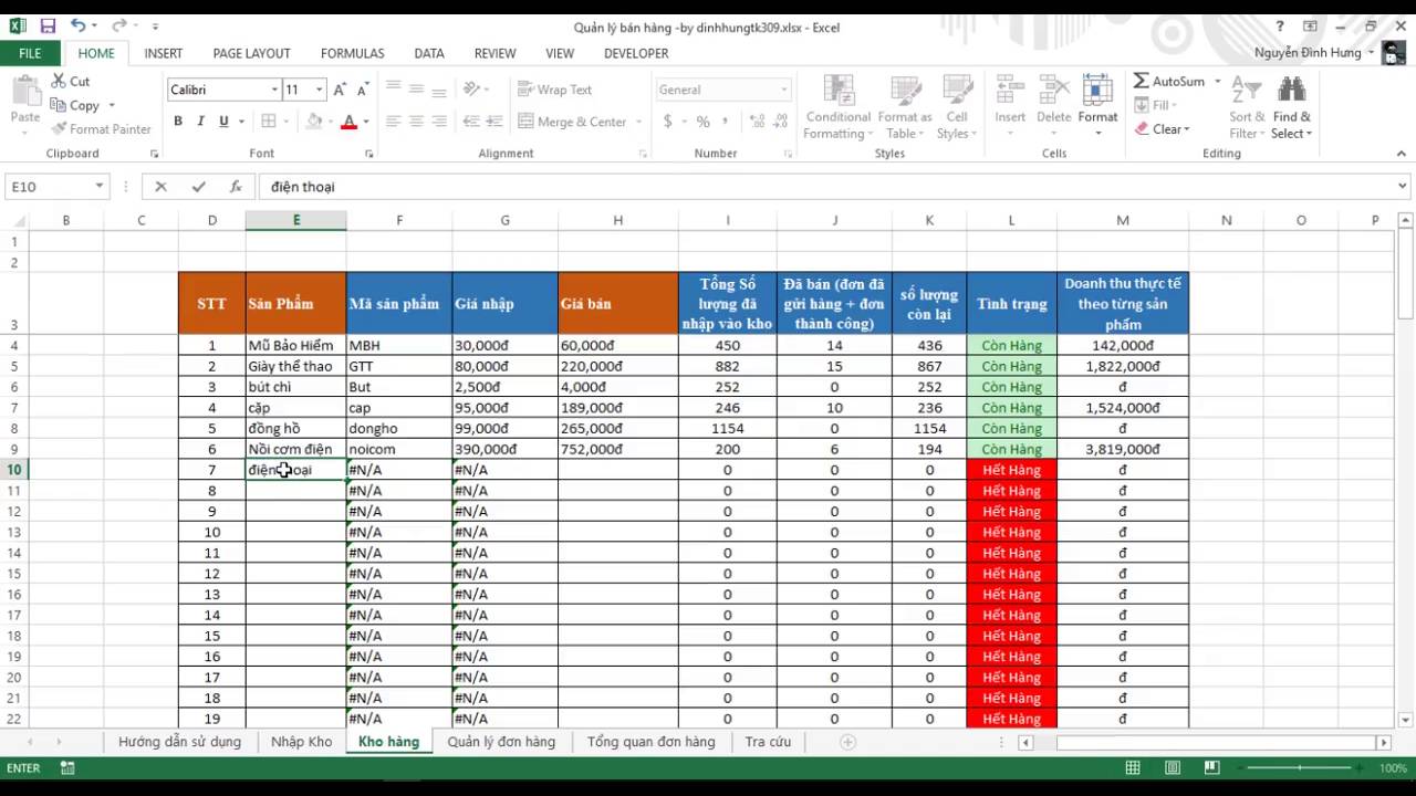 Cách tạo file Excel online trên Google Drive