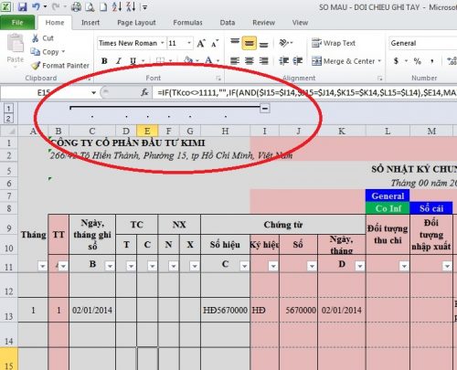 Cách ẩn cột trong Excel