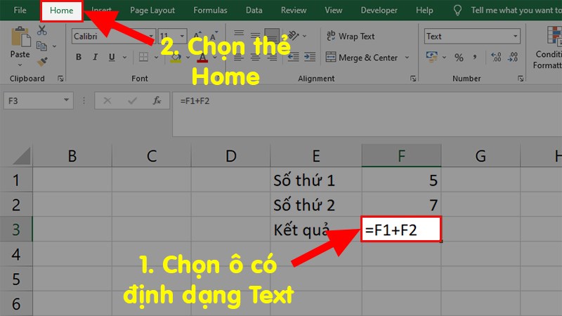 Cách chạy thủ công các công thức trong Excel