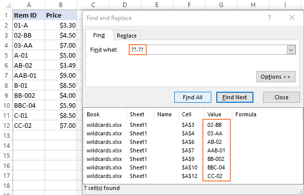 Ký hiệu trong Excel nghĩa là gì? 